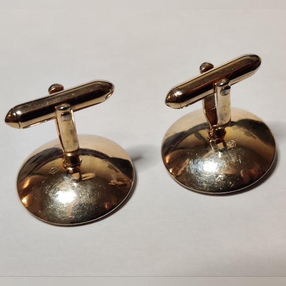 Vintage Swank Watermelon Crystal Cufflinks - Picture 6 of 10